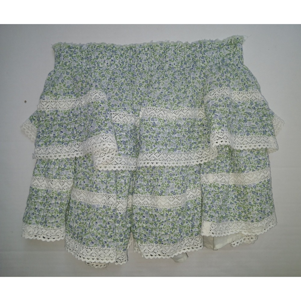 Aerie Ruffle Flirtty Cottage Core Floral Patterned Tiered Mini Skirt Small